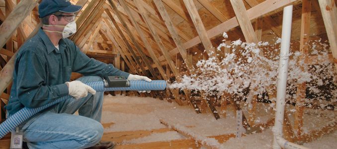 blown-in insulation in Houston TX